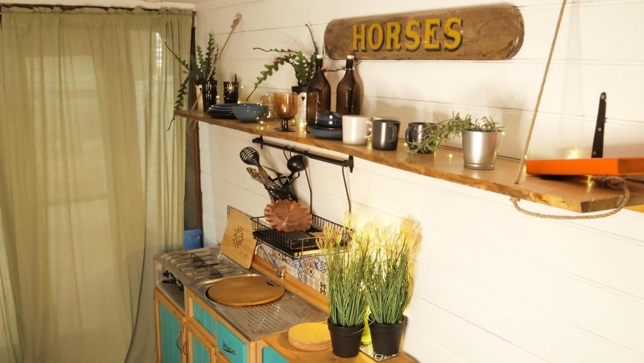 Quirky Vintage Horsebox Conversion With Stunning Views Of Ardingly Reservoir Balcombe Eksteriør billede